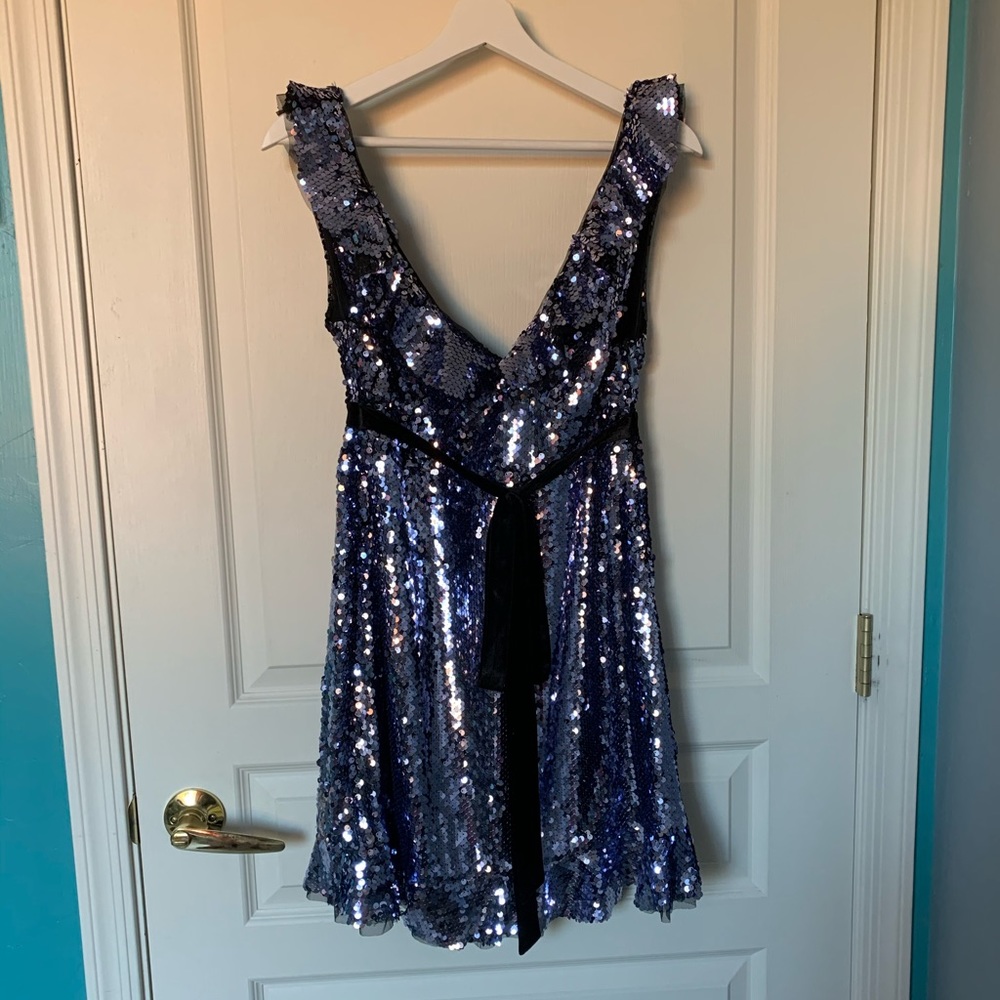 FREE PEOPLE | NWT Siren Sequin Dress Size 8 - Picture 5 of 10